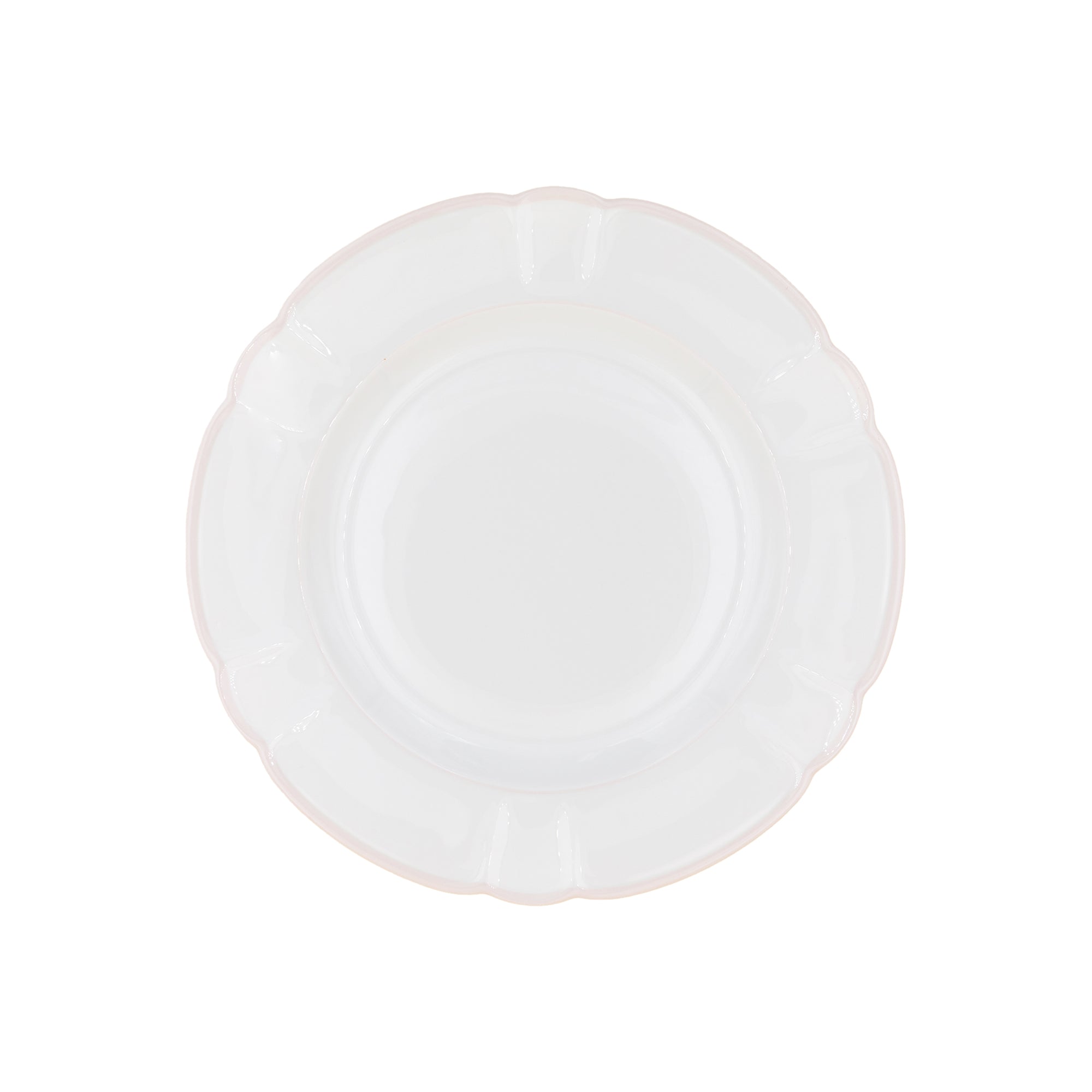 Assiette à dîner Colette Filet couleur en porcelaine - Camelia