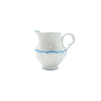 Crémier pour 6 Tasses Colette Filet couleur en porcelaine - Ciel