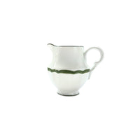 Crémier pour 6 Tasses Colette Filet couleur en porcelaine - Vert Empire