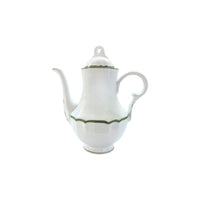 Verseuse pour 12 Tasses Colette Filet couleur en porcelaine - Vert Empire
