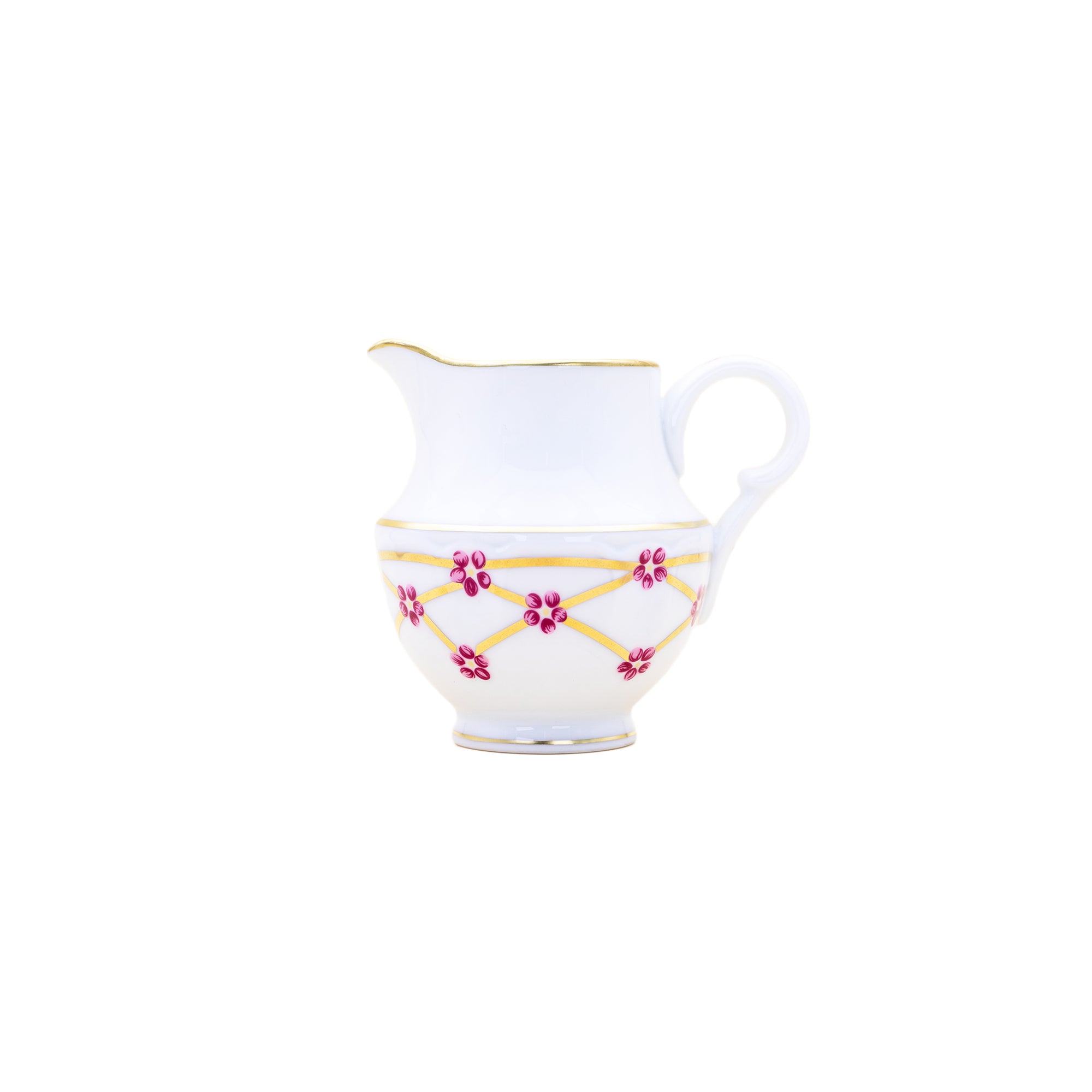 Crémier pour 6 Tasses Elisabeth en porcelaine - Or