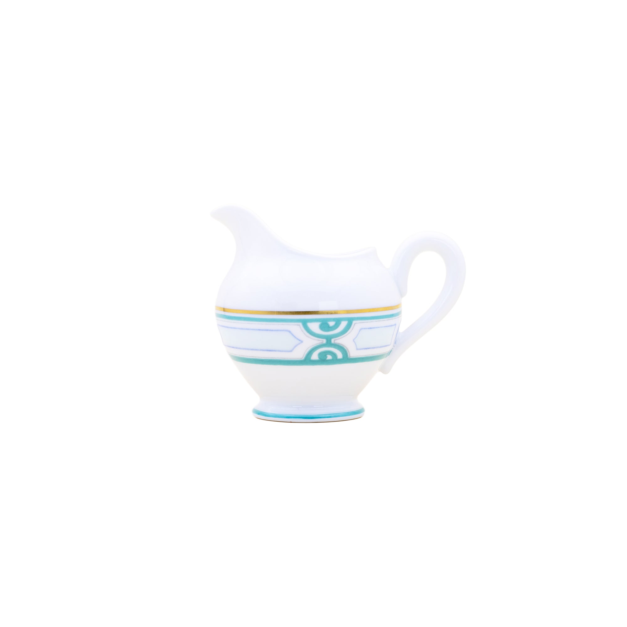 Crémier pour 6 Tasses Grand Parc en porcelaine - Or