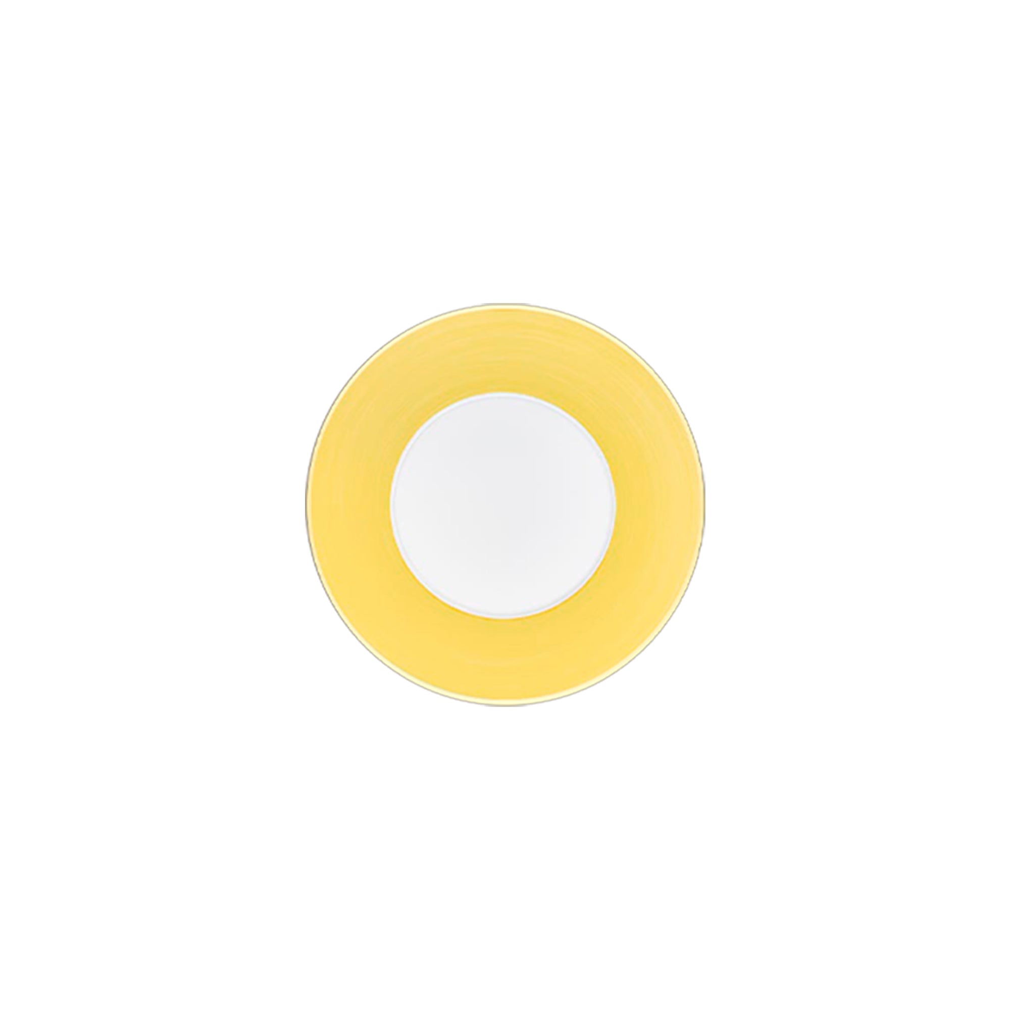 Assiette à pain Lexington Filet d'or en porcelaine - Jaune