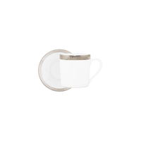 P/T café / Coffee cup & saucer