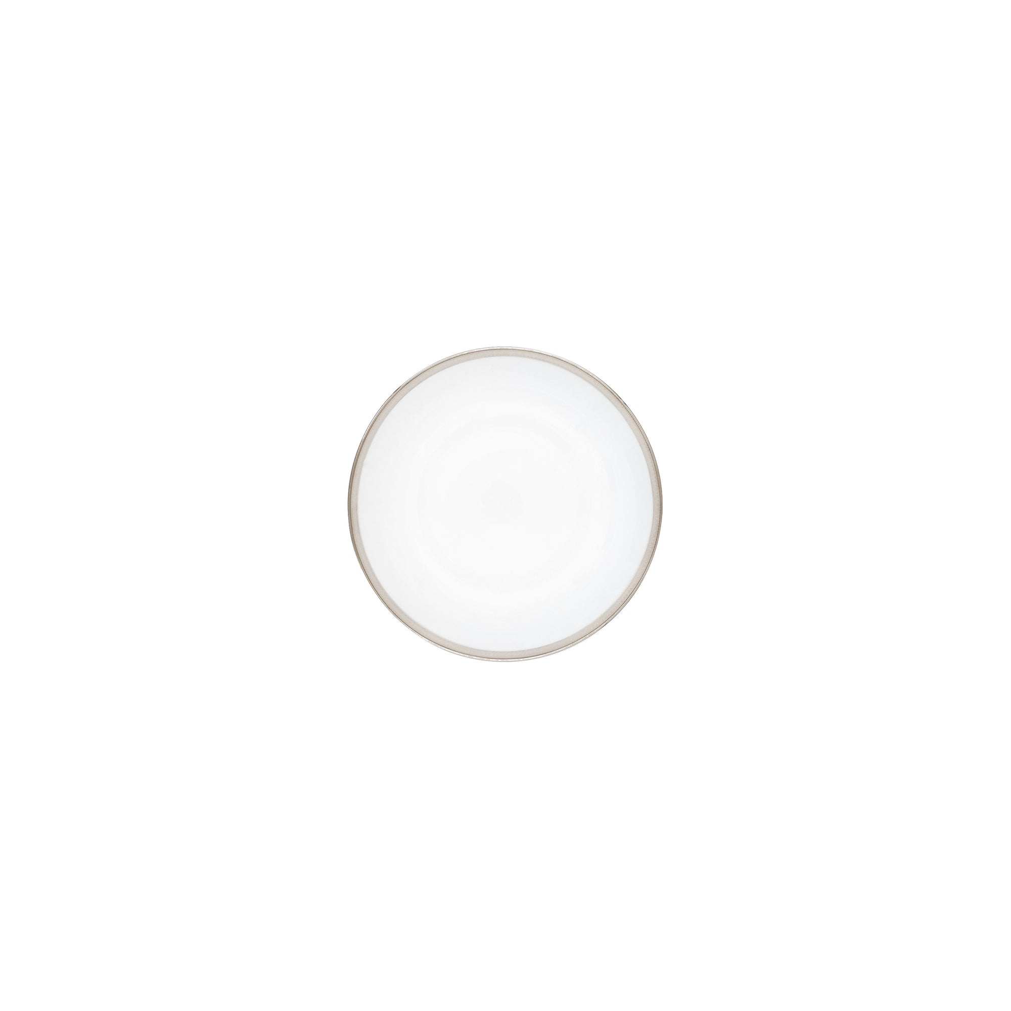 Coupelle caux Malmaison en porcelaine - Platine
