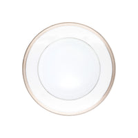 Plat rond plat Malmaison en porcelaine - Platine