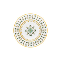 Assiette à dessert Matignon en porcelaine - Vert