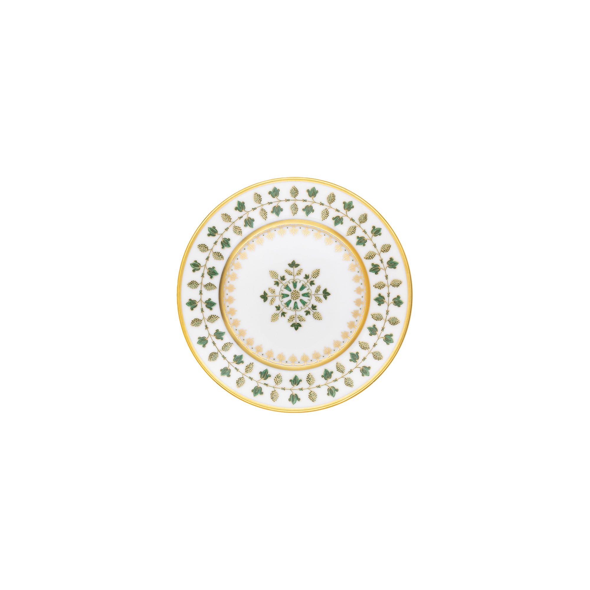 Assiette à pain Matignon en porcelaine - Vert