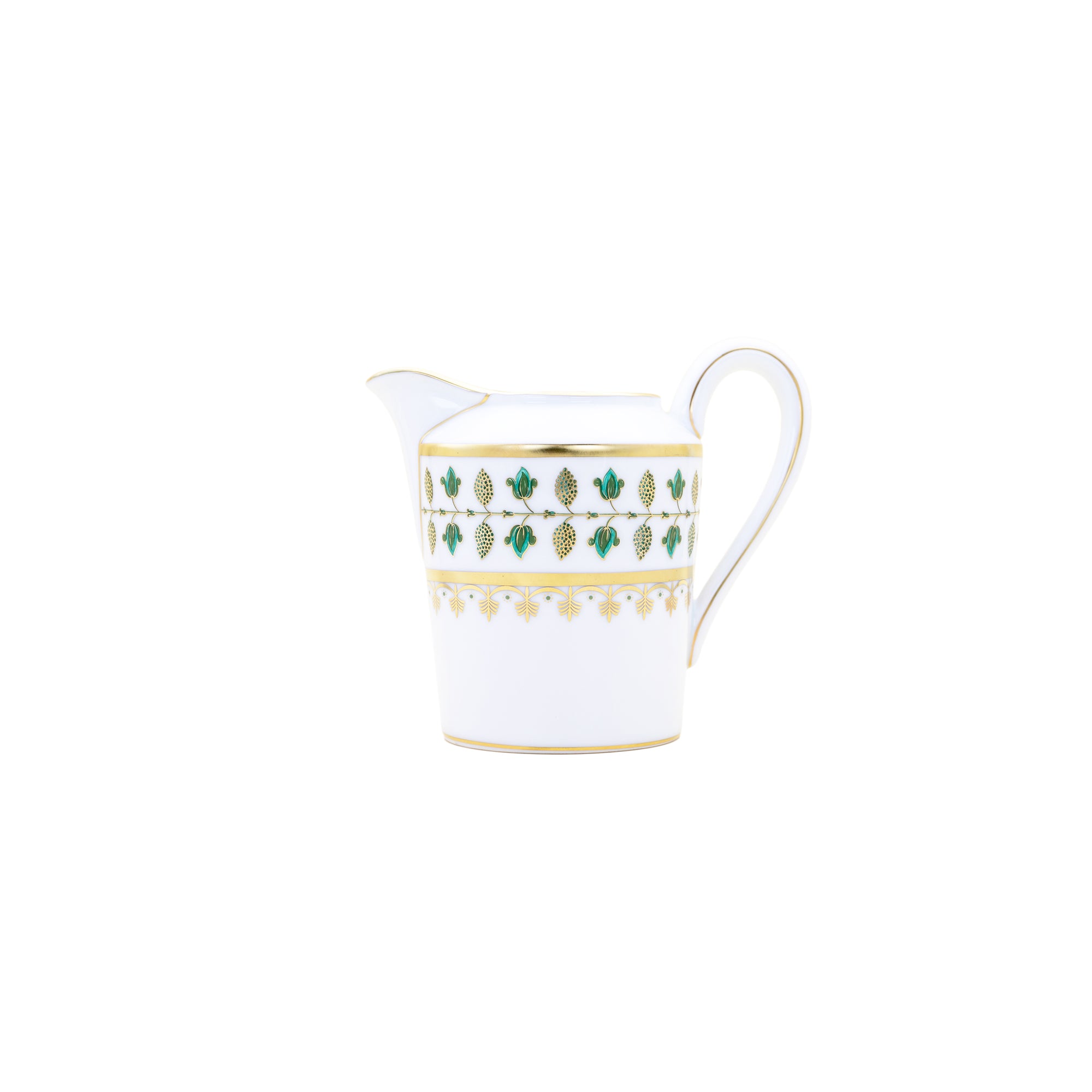 Crémier pour 6 Tasses Matignon en porcelaine - Vert