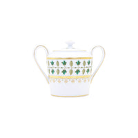 Sucrier Matignon en porcelaine - Vert