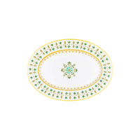 Ravier Matignon en porcelaine - Vert