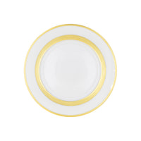 Assiette à dîner William en porcelaine - Or