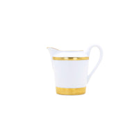 Crémier pour 6 Tasses William en porcelaine - Or