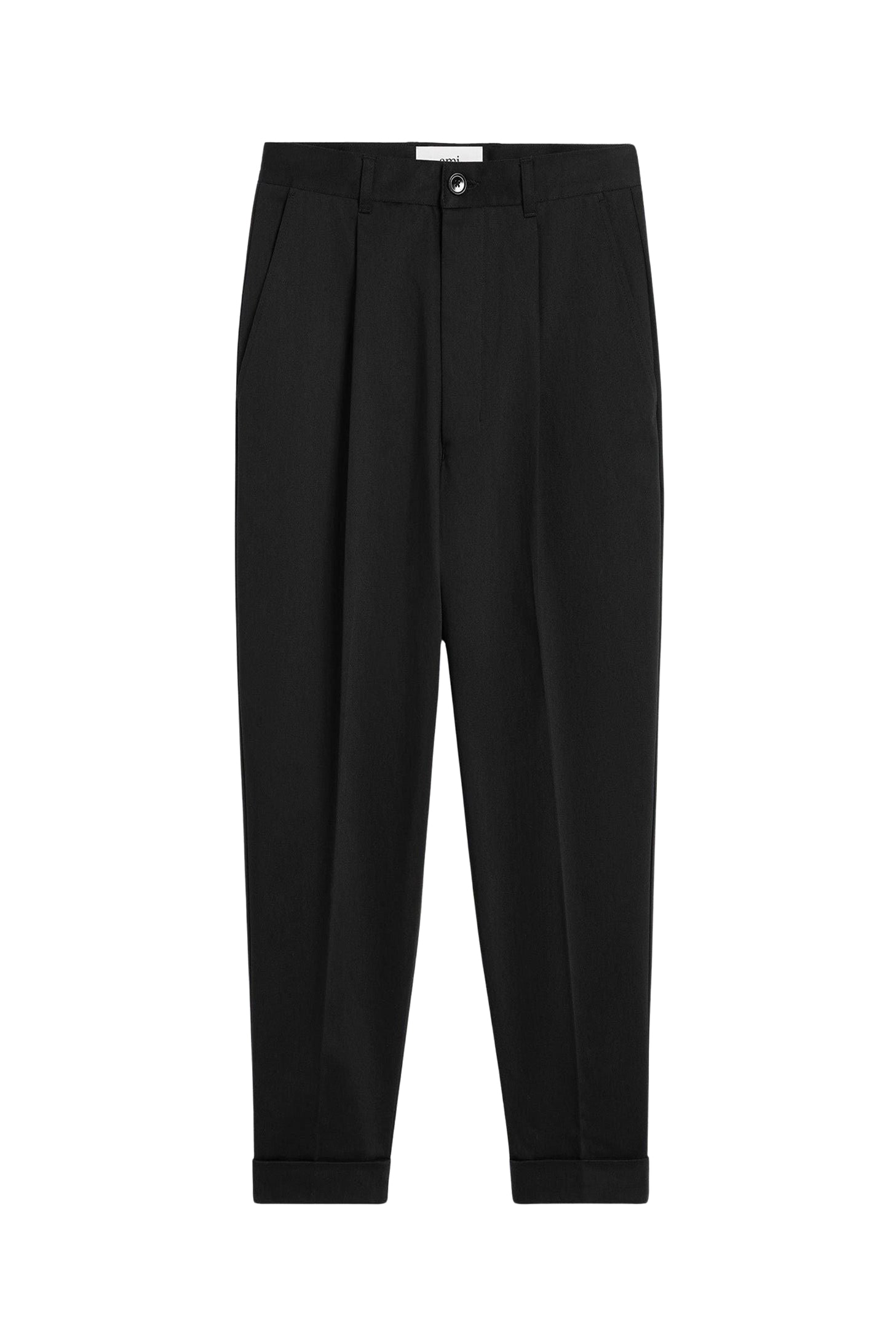 Pantalon carotte oversize - Black