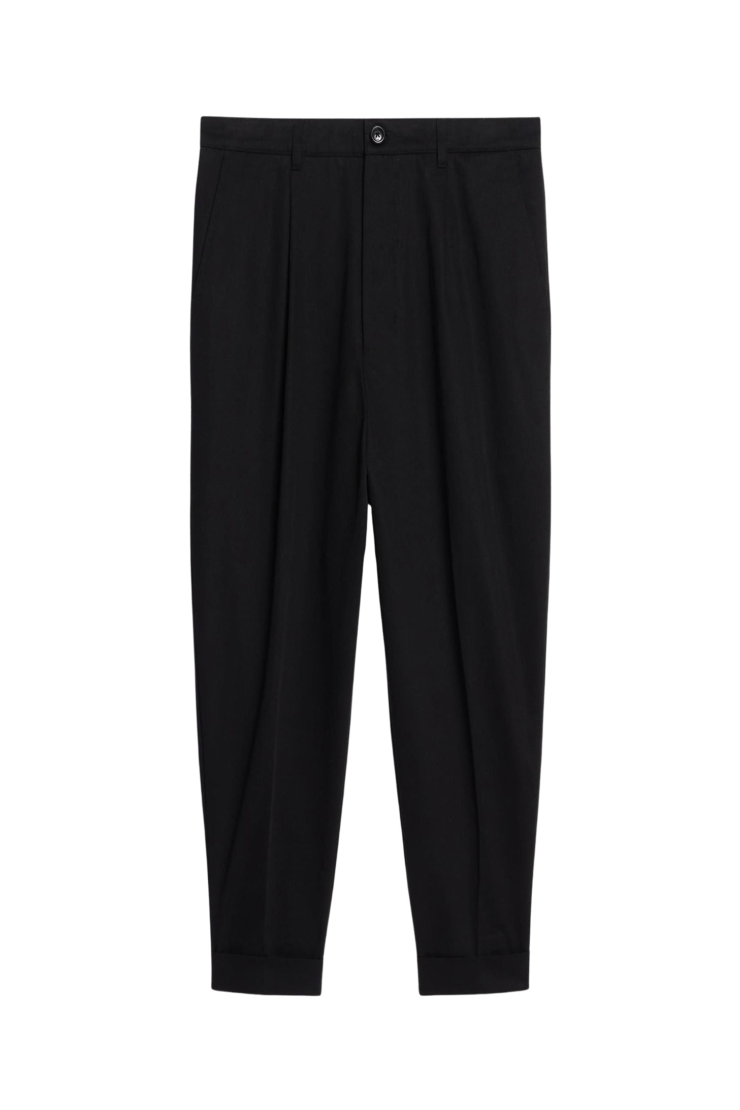 Pantalon carotte oversize - Black