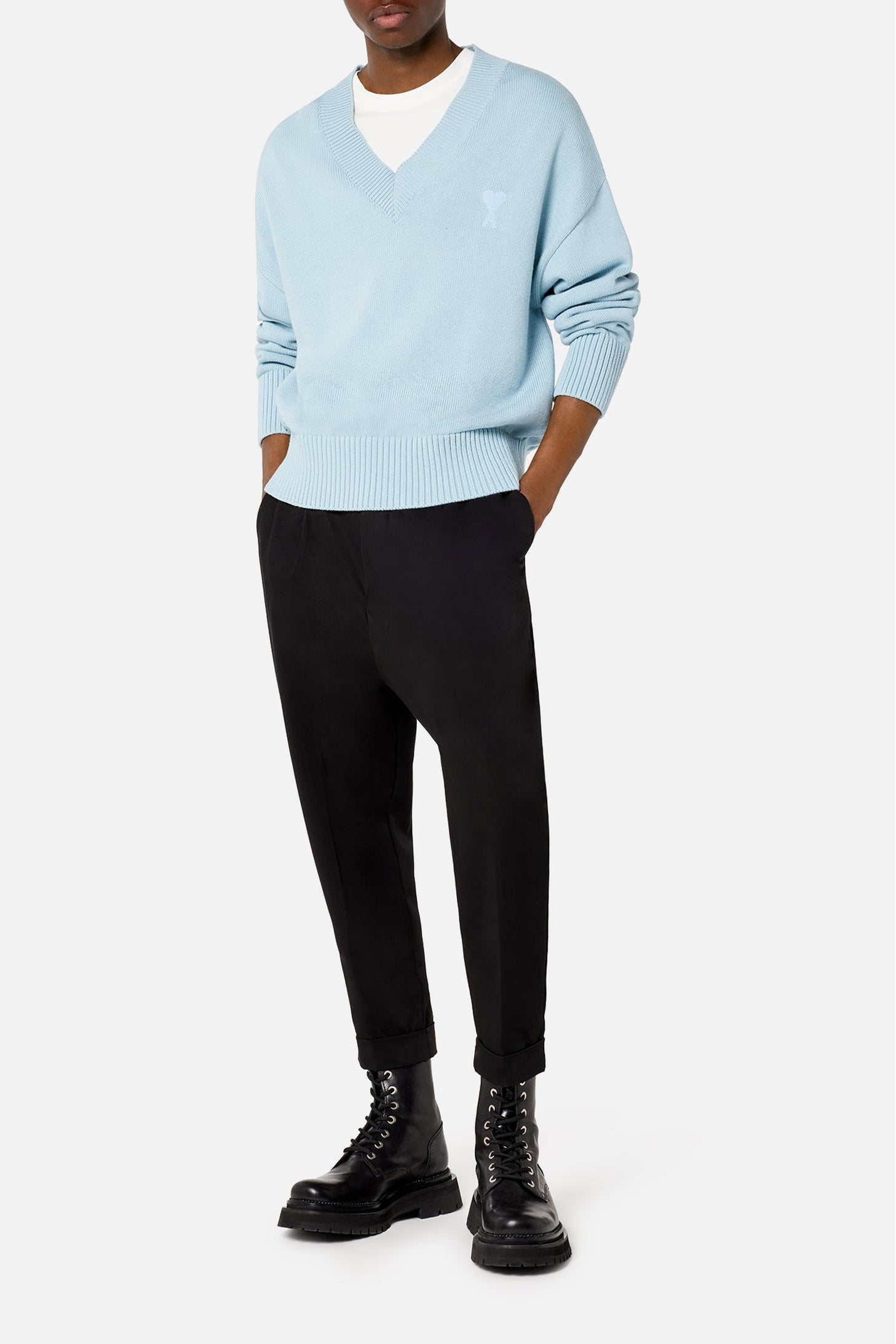 Pantalon carotte oversize - Black