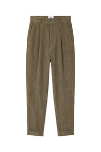 Pantalon carotte oversize - Clay
