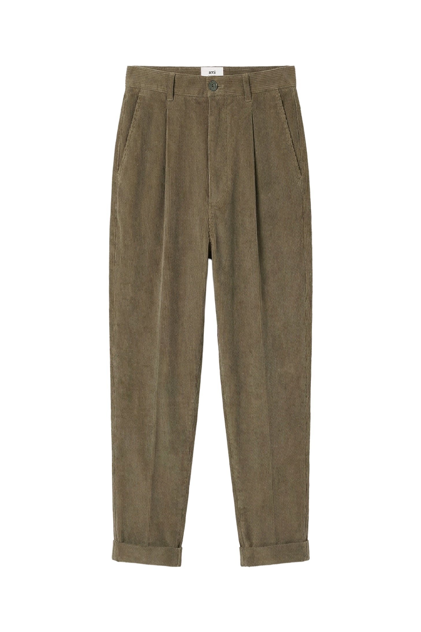 Pantalon carotte oversize - Clay