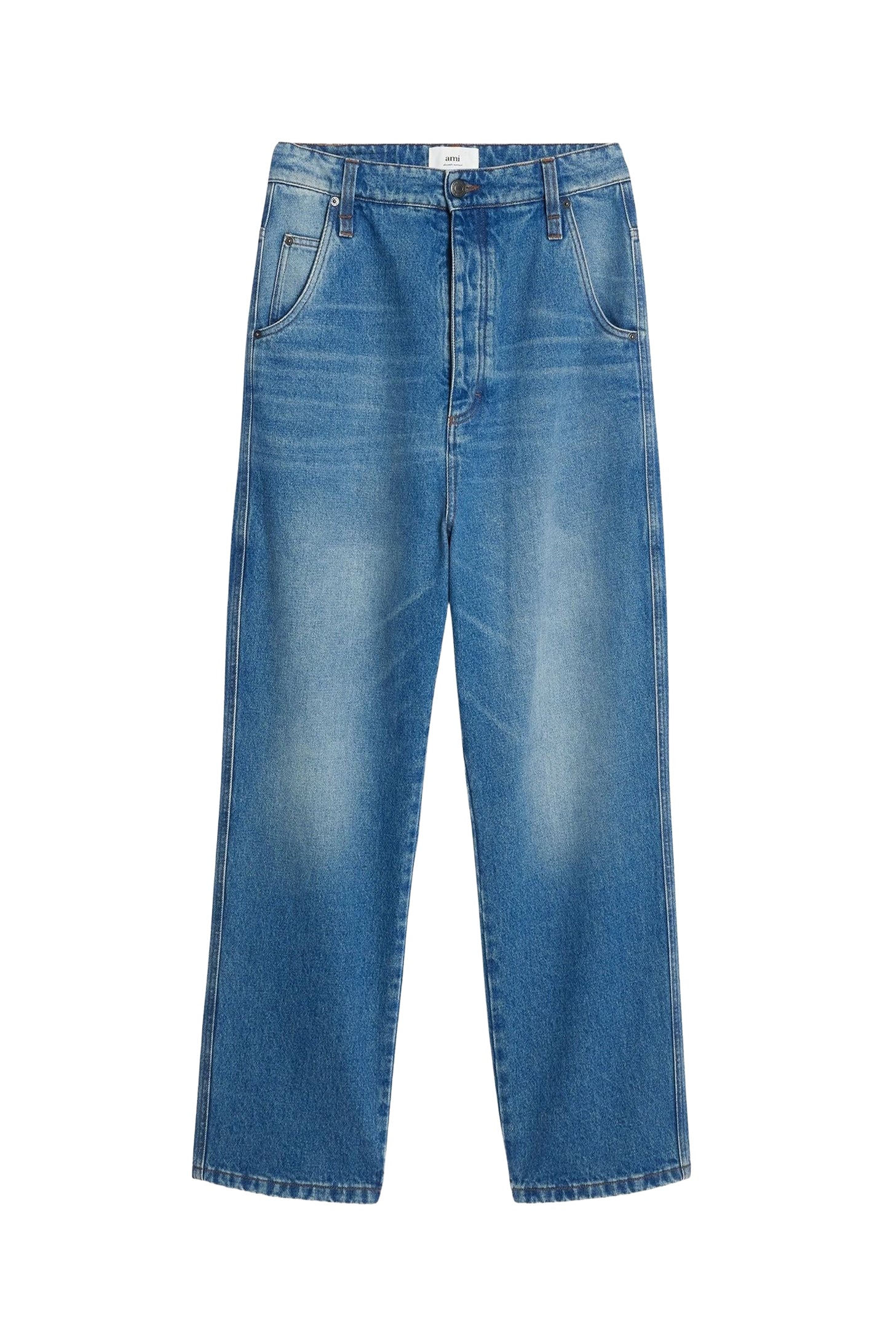 Alex low-rise denim trousers - Used Blue