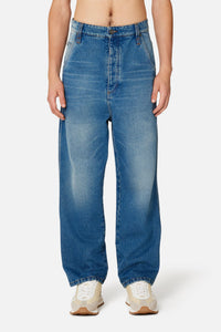 Alex low-rise denim trousers - Used Blue