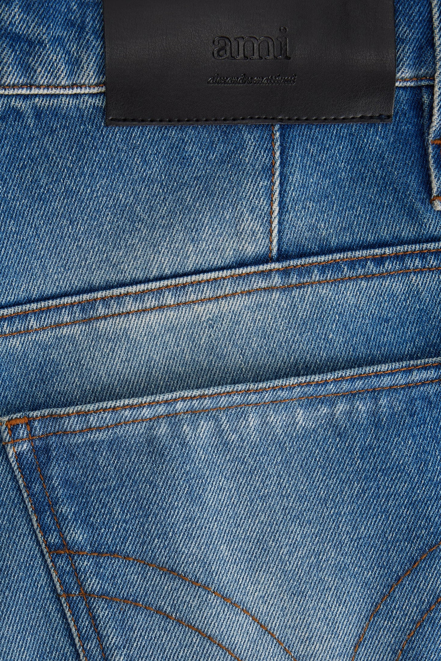 Alex low-rise denim trousers - Used Blue