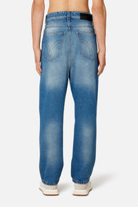 Alex low-rise denim trousers - Used Blue