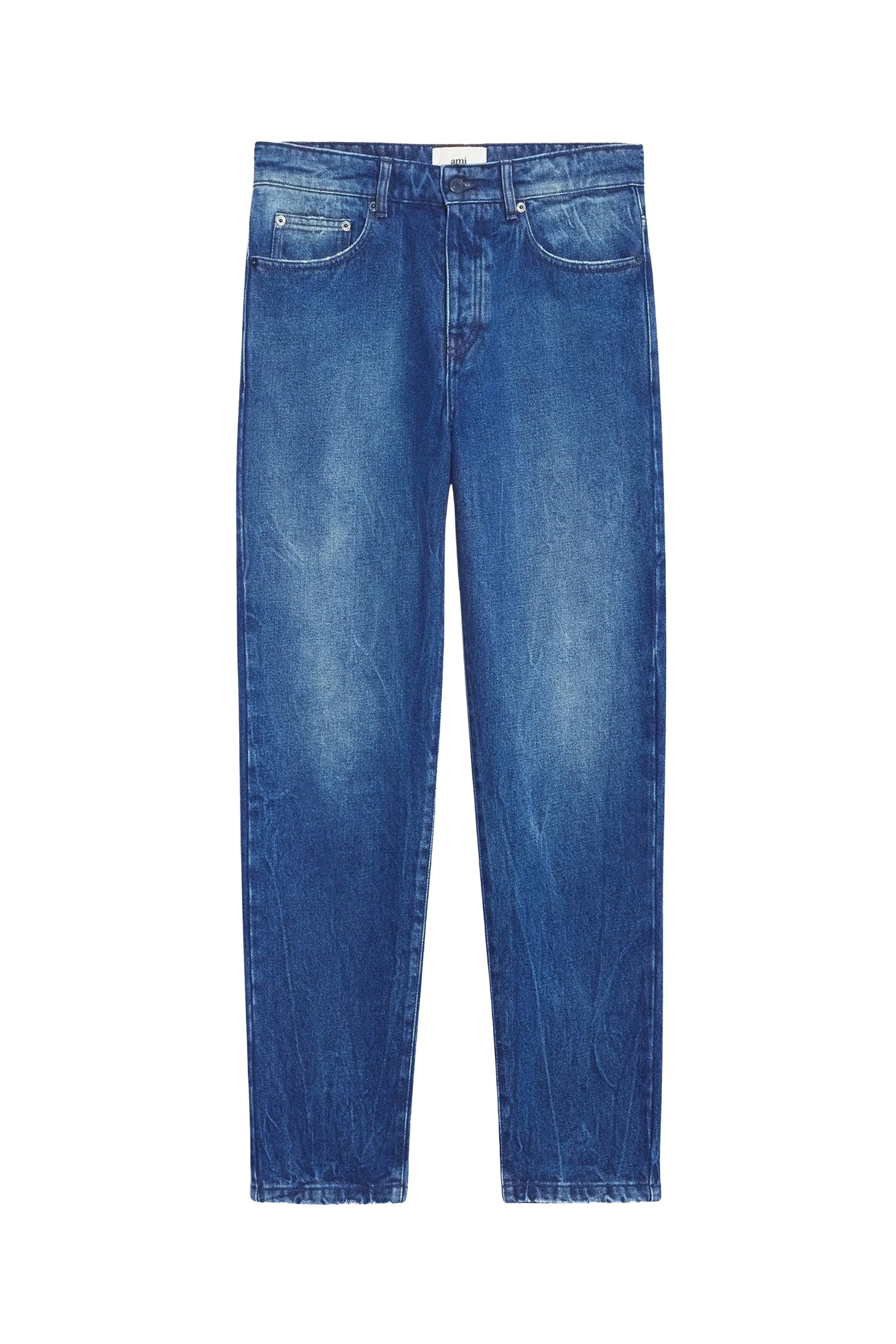 Pantalon Tapered fit en denim délavé - Used Blue