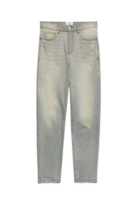 Pantalon carotte en denim - Vintage Grey