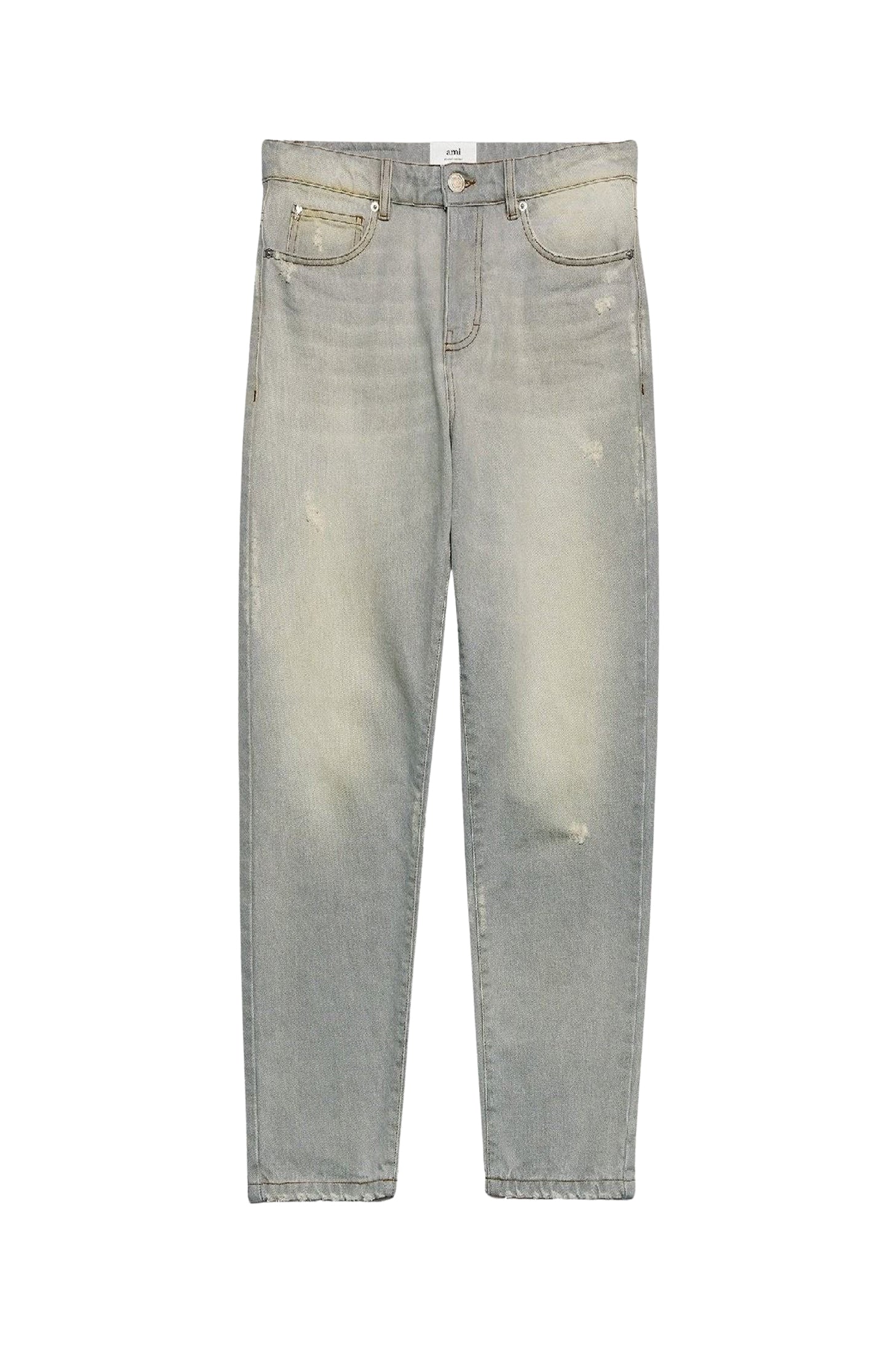 Pantalon carotte en denim - Vintage Grey