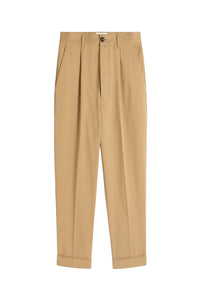 Pantalon carotte oversize - Sand