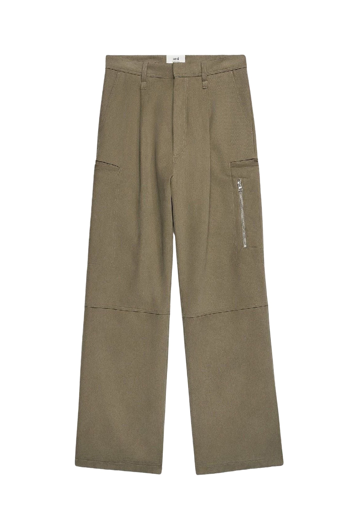 Cotton cargo trousers - Taupe