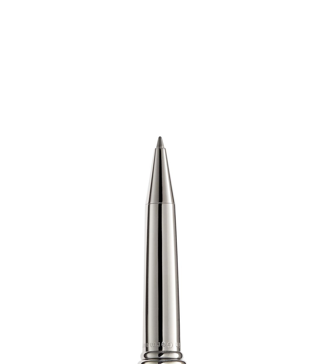 Stylo roller Colette en émail et plaqué au rhodium - Bleu & vert & argent