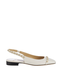 Ballerines Hya cloutées 15 en cuir - Milk