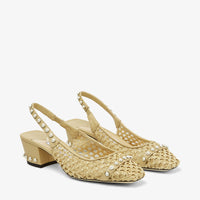 Slingbacks Hya à bride arrière 45 en raphia tressé - Barley