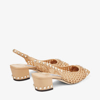 Slingbacks Hya à bride arrière 45 en raphia tressé - Barley