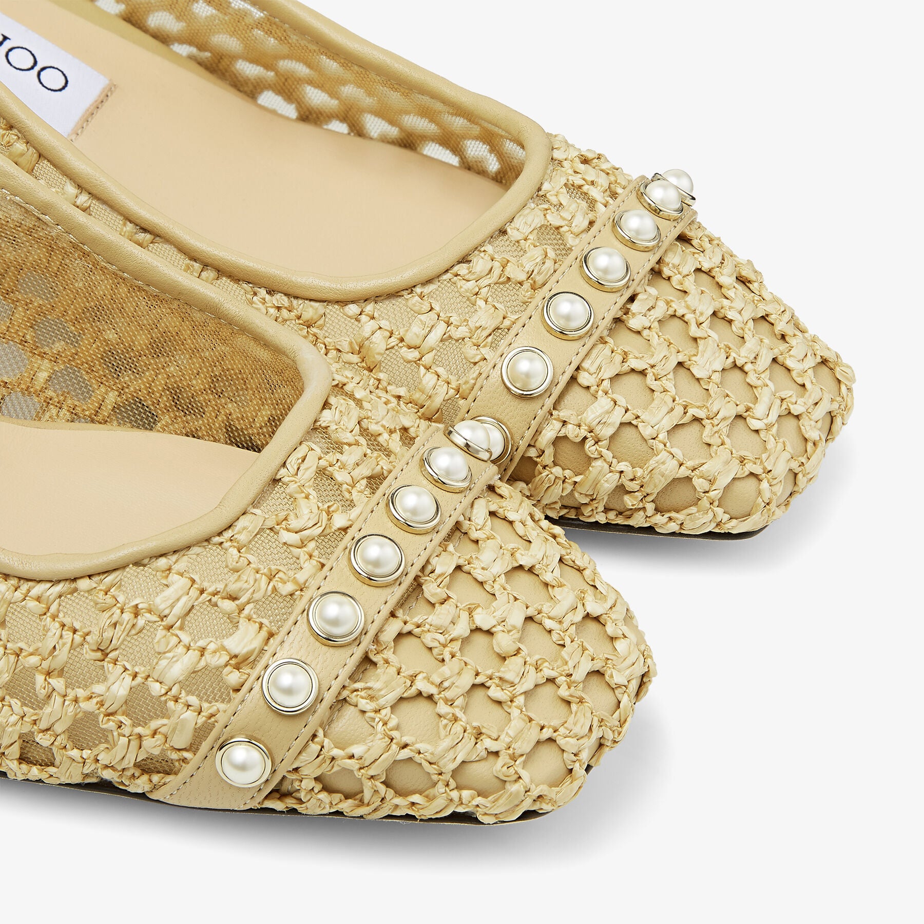 Slingbacks Hya à bride arrière 45 en raphia tressé - Barley