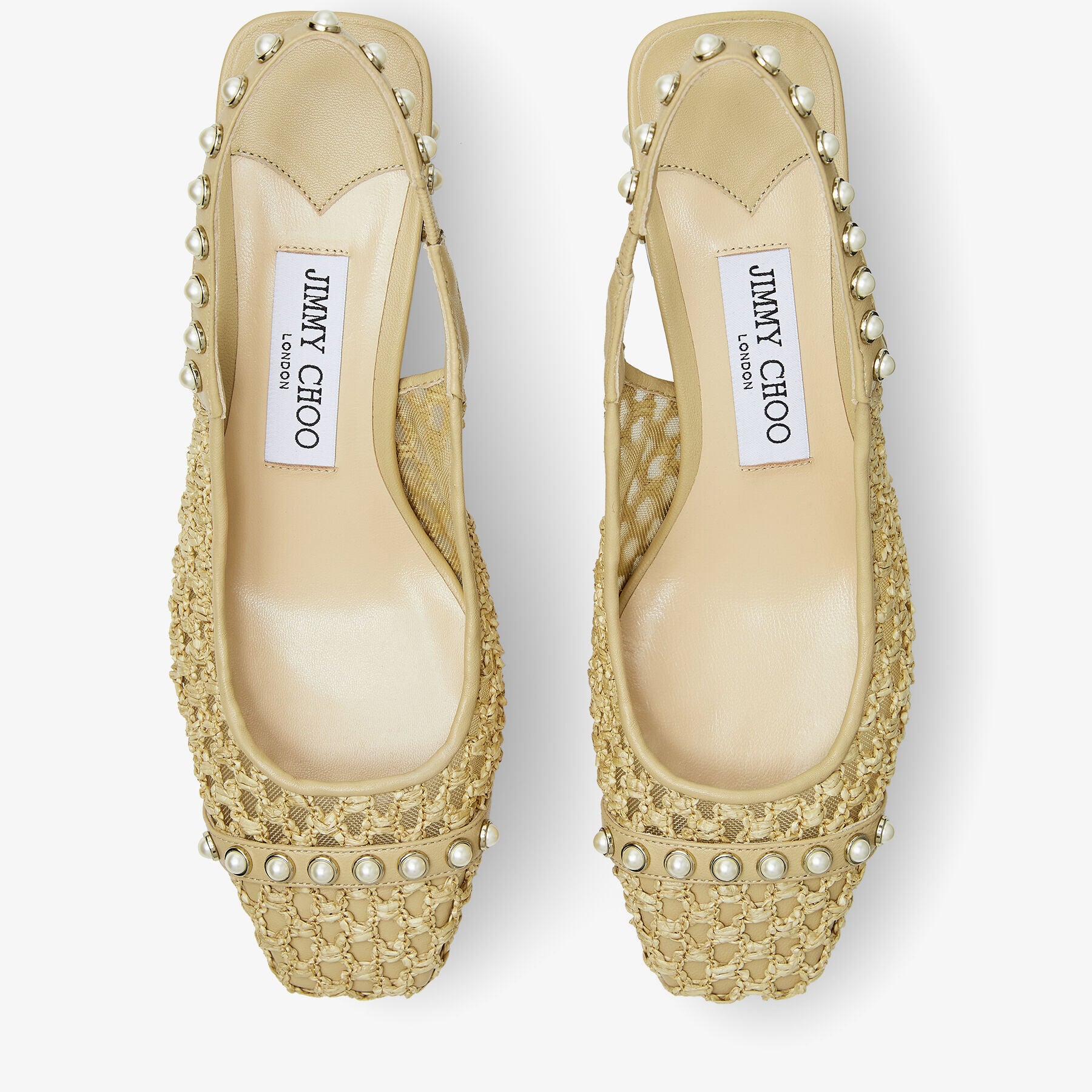 Slingbacks Hya à bride arrière 45 en raphia tressé - Barley