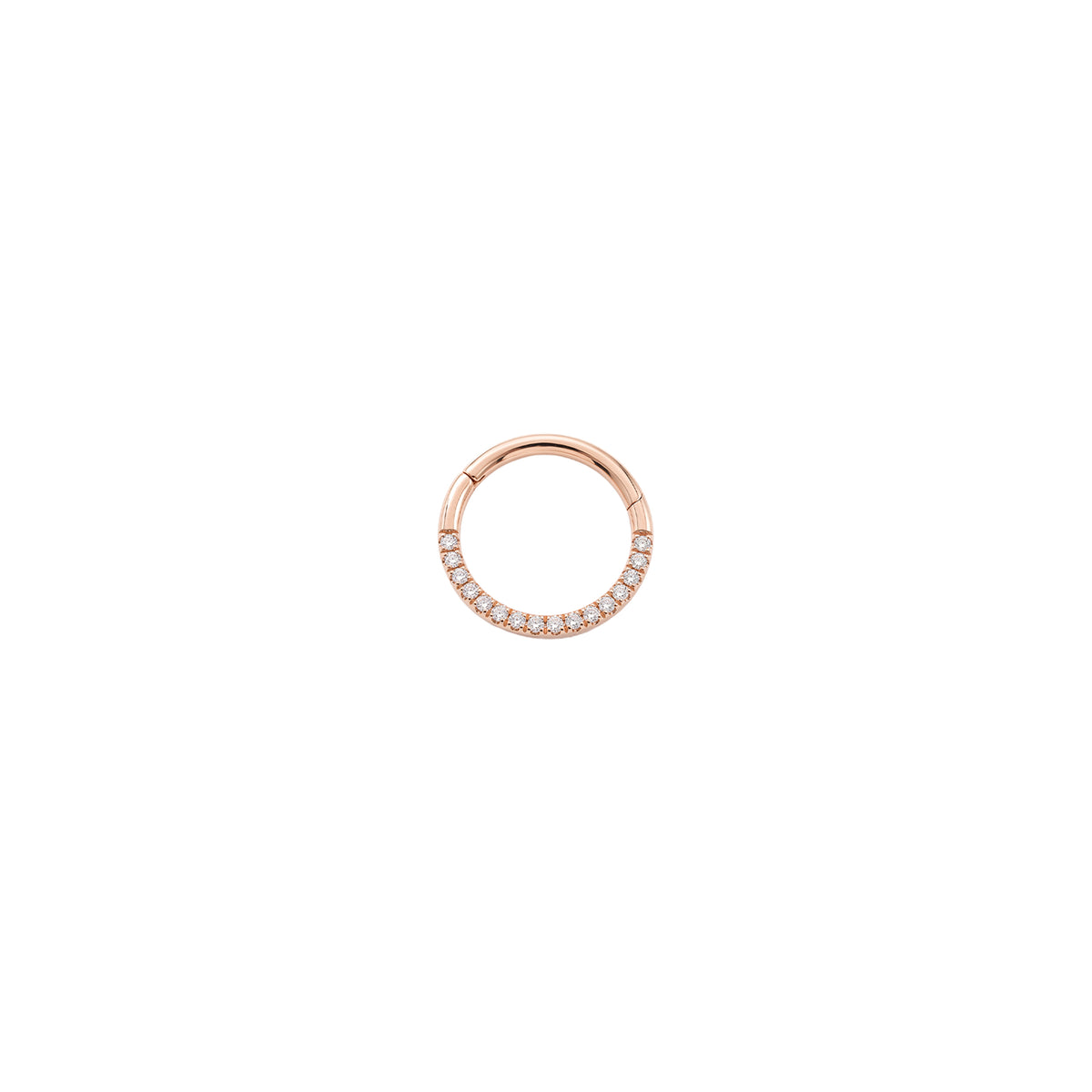 PrixTroca:180€_VentesTroca:0_QtyTroca:1_ST:0%_Piercing en Or rose 18K serti de diamants - Rose
