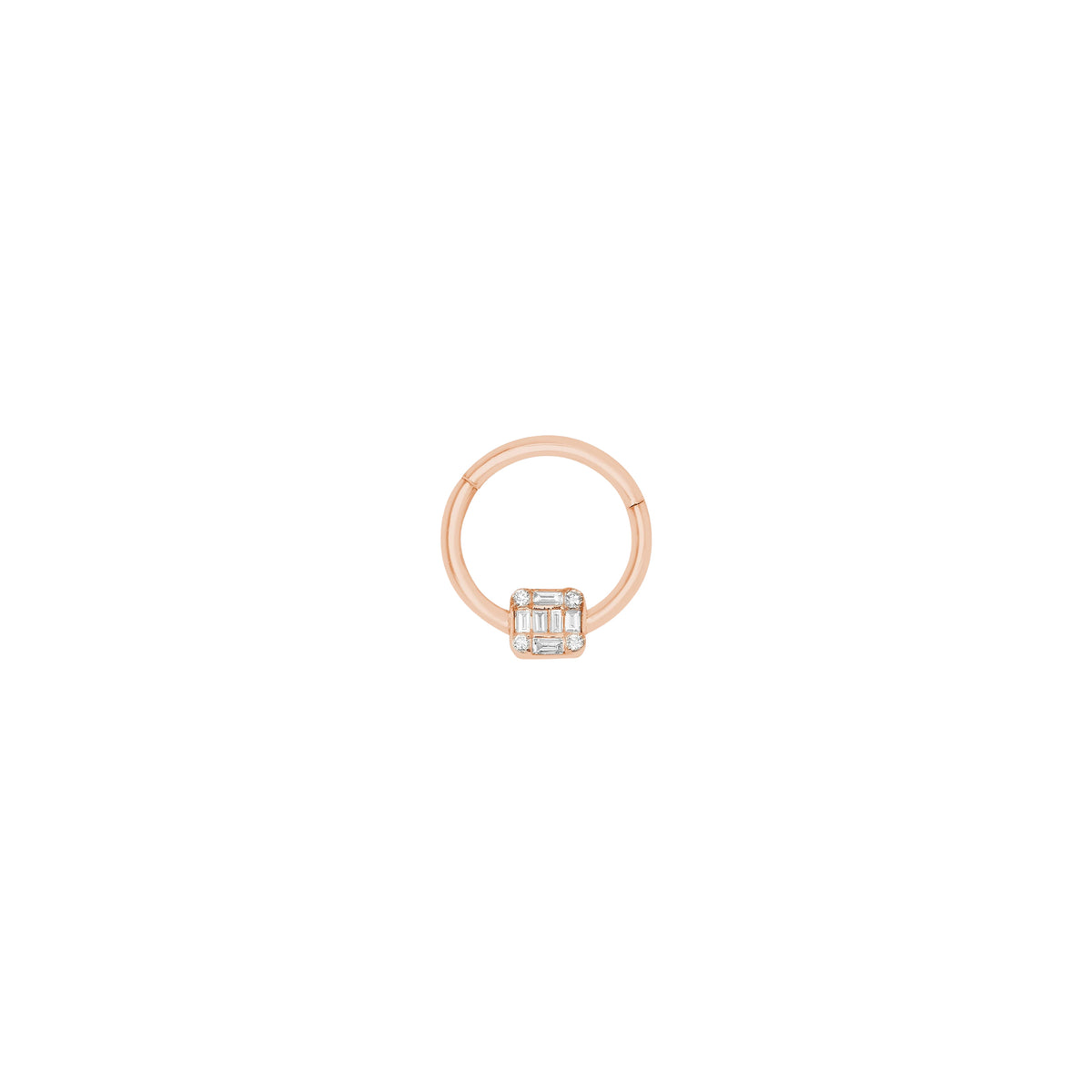 PrixTroca:170€_VentesTroca:0_QtyTroca:1_ST:0%_Piercing en Or rose 18K serti de diamants - Rose