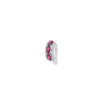 PIERCING RUBIS OR BLANC