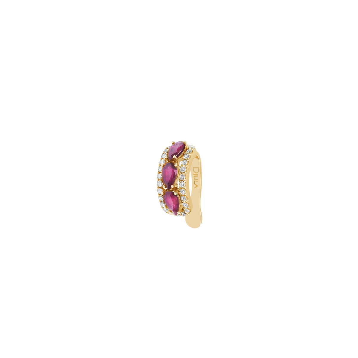 PIERCING RUBIS OR JAUNE