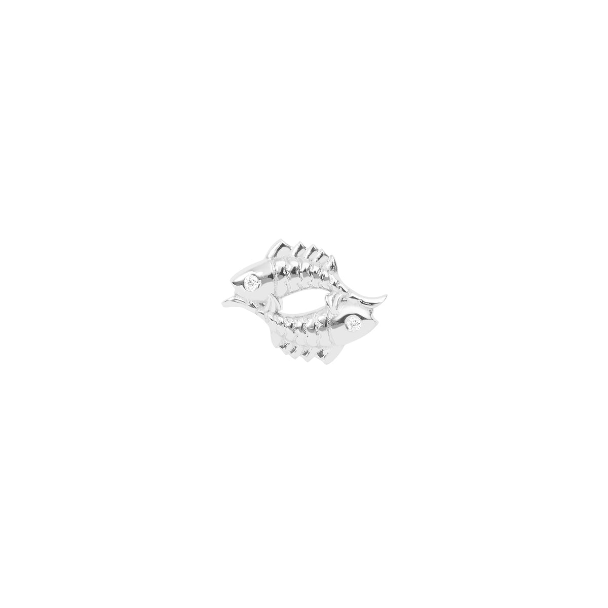 PIERCING ASTRO OR BLANC MOTIF POISSON