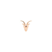 Astro Piercing in 18K rose gold set with a diamond - Capricorn