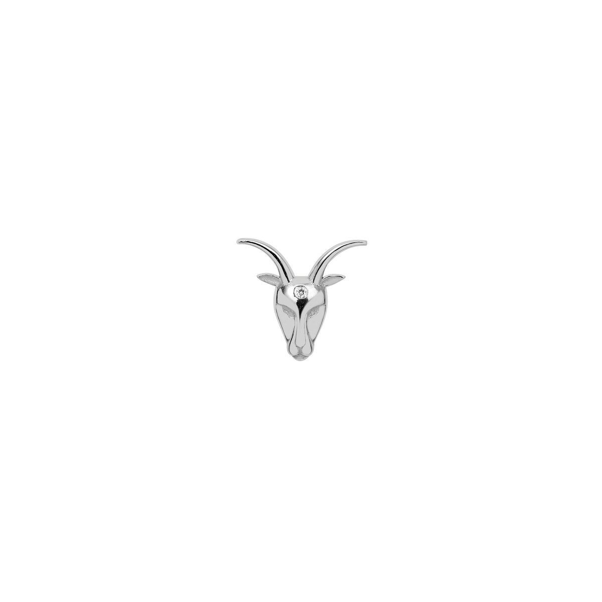 PIERCING ASTRO OR BLANC MOTIF CAPRICORNE