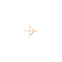 PrixTroca:125€_VentesTroca:0_QtyTroca:1_ST:0%_Piercing Astro en Or rose 18K serti d'un diamant - Sagittaire