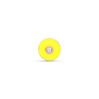 Jaune Fluo / Piercing Rond Art Deco en Or rose 14K serti de diamant - Jaune Fluo