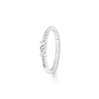 PIERCING BARBELE OR BLANC