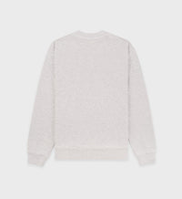 Sweatshirt H&W Crest avec écusson imprimé - Heather Gray