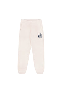 Pantalon de survêtement H&W Crest imprimé - Cream