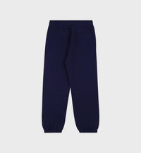 Pantalon de survêtement pour enfants H&W Crest - Bleu marine/Blanc